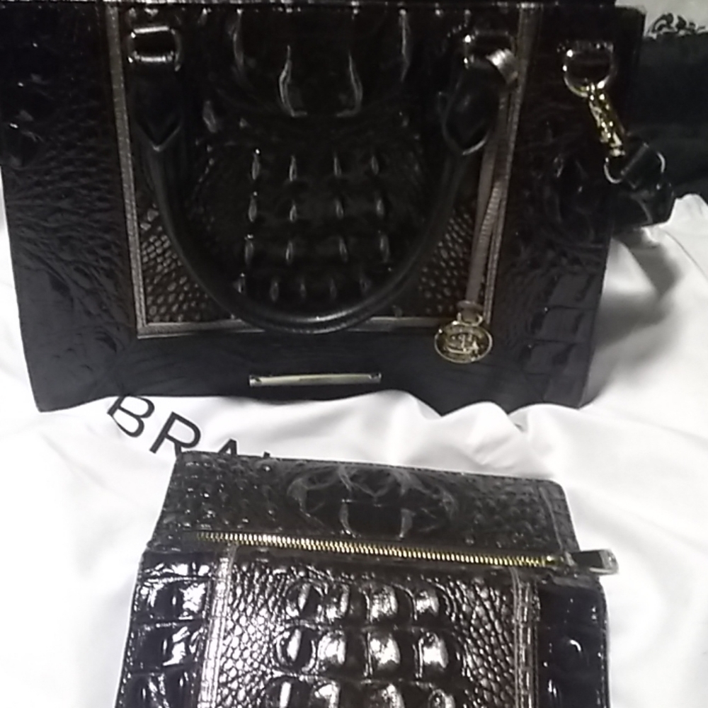 Brahmin tote and wallet